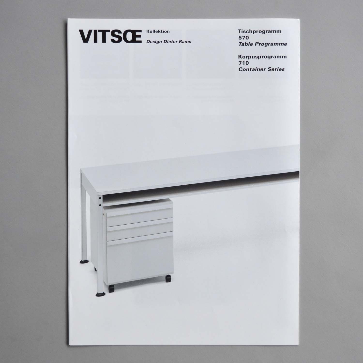 dasprogramm shop Vitsoe brochure ca 1990